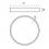 Plafoniera Finestra Ring  LED