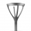 Latarnia parkowa Park Plus LED słup aluminiowy 4-5m czarny