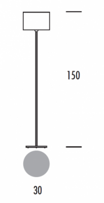 Lampa stojąca BISHOP LP