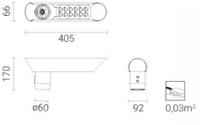 Oprawa uliczna Iskra LED Alfa IP66