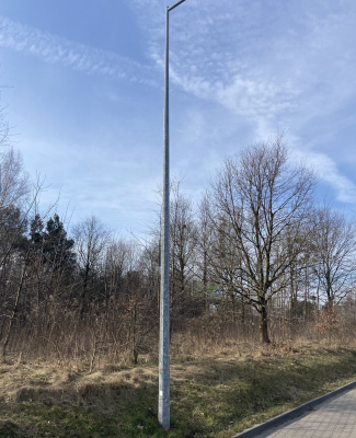 Słup stalowy wielokątny ocynkowany