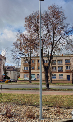 Słup stalowy oświetleniowy stożkowy 3-6m