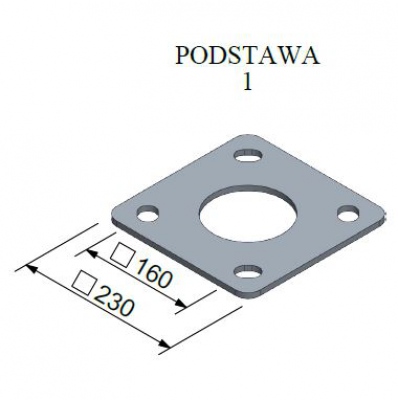 Słup stalowy oświetleniowy stożkowy 2,5mm 3-6m