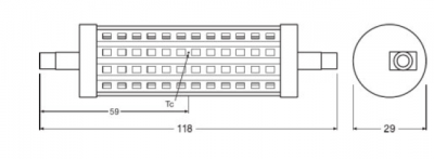 Parathom Line LED R7s