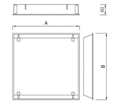 Oprawa T5 raster A