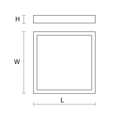 Oprawa natynkowa Torino Clean IP65 LED