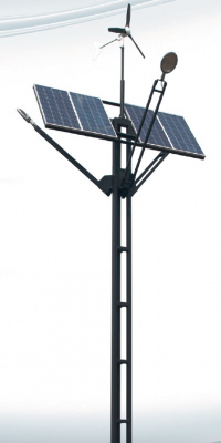 Lampa hybrydowa solarno-wiatrowa 3x Eco