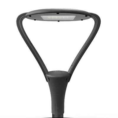 Latarnia parkowa Izar LED słup aluminiowy 5-6m ciemny szary