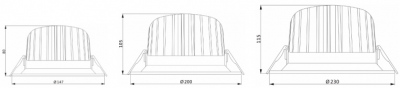 Oprawa downlight Enzo
