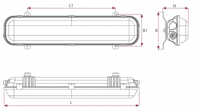 Oprawa hermetyczna INS230 LED