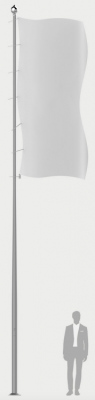 Maszt flagowy aluminiowy  8-114