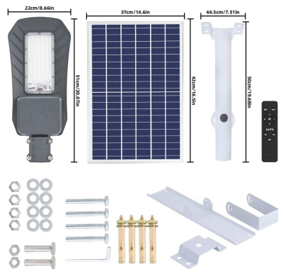Lampa solarna uliczna LED Virgin 100 1200lm + pilot