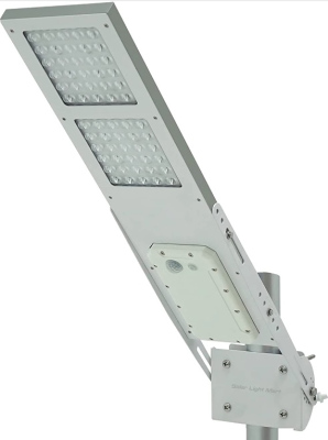 Lampa uliczna solarna LED Gemini 30, czujnik ruchu, 3750lm