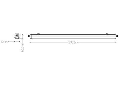Oprawa kloszowa LED IP65 / IK07