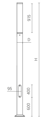 Lampa parkowa Karin 2400 LED 32W