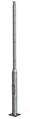 Słup stalowy okrągły 3-8m