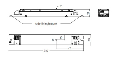 Driver LC 38W 350-500mA 85V flexC lp SNC4