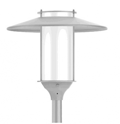 Latarnia parkowa Elba Grid LED słup stalowy
