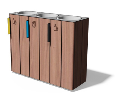 Kosz na posortowane odpady 3 x 38l