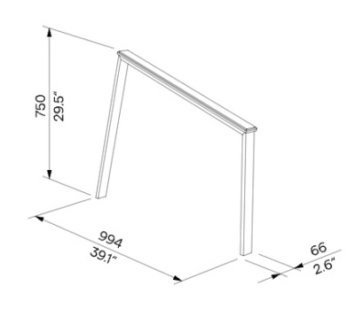 Stojak rowerowy U33-100