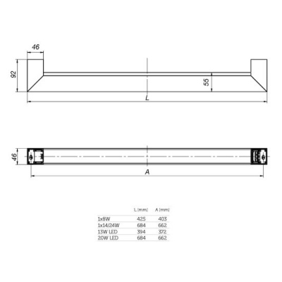 Oprawa Vip mini kinkiet