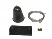  Bowi Uchwyt do podwieszania szynoprzewodów czarny 2m