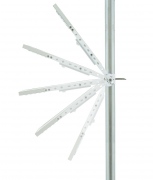 Lampa uliczna solarna LED Gemini 18 z czujnikiem ruchu, 3 tryby pracy