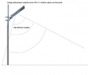 Lampa uliczna solarna LED Gemini 18 z czujnikiem ruchu, 3 tryby pracy