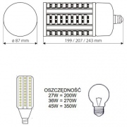 Źarówka Corn LED Pro