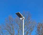 Latarnia uliczna solarna LED Gemini 18 ze słupem 3-4m i fundamentem