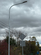  Elektriko Latarnia uliczna Grid LED słup stalowy 4-5m wysięgnik łukowy