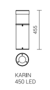 Lampa parkowa Karin 450 LED 16