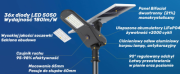 Lampa solarna LED Delphini-Hybrid (zasilanie solarne + 230V)