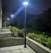 Lampa solarna parkowa LED 12W 1150lm panel 20W LiFePO4