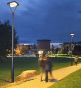 Lampa solarna parkowa LED 12W 1500LM panel 20W LiFePO4