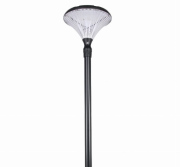 Latarnia solarna uliczna LED 17W panel 25W ze słupem aluminiowym i fundamentem