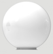 Latarnia parkowa Grid LED słup aluminiowy kula