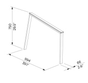 Stojak rowerowy U33-100