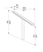 Stojak rowerowy E33-100