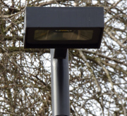 Latarnia uliczna Grid LED słup stalowy kwadratowy