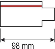 Końcówka zasilająca lewa