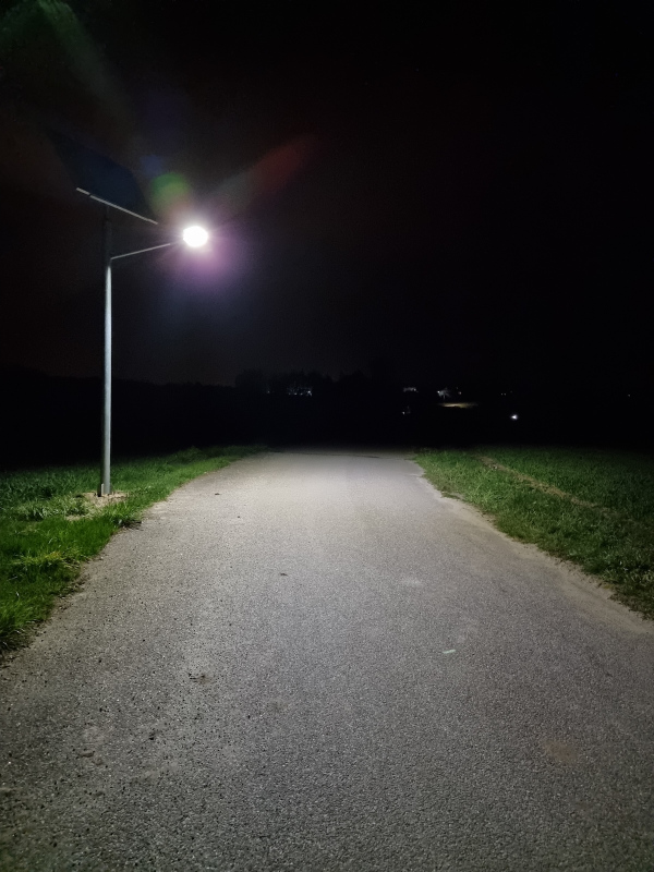 Oświetlenie drogi gminnej w gminie Rogowo, woj. kujawsko-pomorskie
