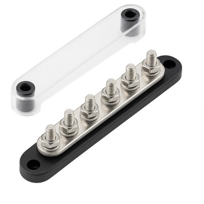 Busbar Solvian 48V 150A 6P M8 EL-DR1510 Busbar Solvian 48V 150A 6P M8 EL-DR1510