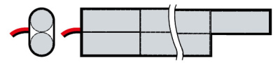 Akumulator 0000-NH-PAB-84-21-N-20 NiMH 8,4V 2,1 Ah PAB