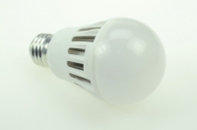 Oprawa parkowa + klosz typu kula mleczna 400 mm + źródło LED E27 8W 12/24V