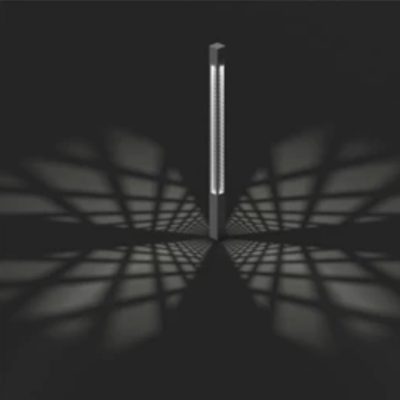 Kolumna oświetleniowa SAL PROF DECOR LED 36W, 4 000K, anodowany inox, wariant dekoru D