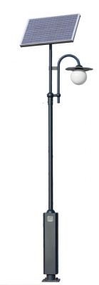 Lampa solarna parkowa V1 Box 1 kula / słup 4m