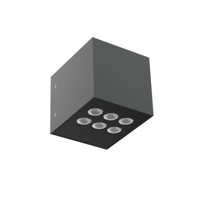 Kinkiet Ice Cube 2.0 Wall 1 Ed 1050lm 3000k Ip65 19x52° Szary