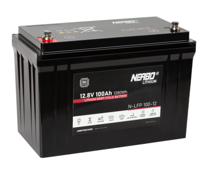 Akumulator LiFePO4 Nerbo Lithium N-LFP 100-12 12,8V 100Ah