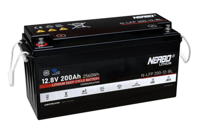 Akumulator LiFePO4 Nerbo Lithium N-LFP  200-12BL 12,8V 200Ah